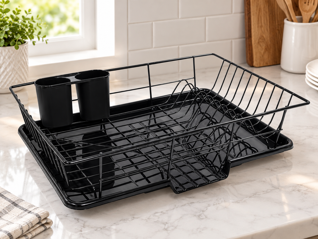3-Piece Kitchen Sink Dish Drainer Set
