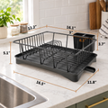Countertop Dish Rack with Drying Tray